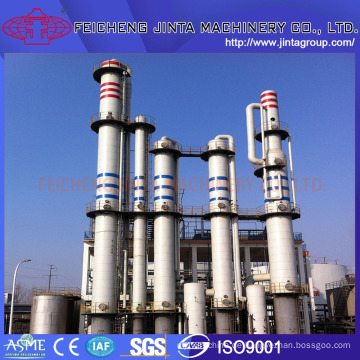 Fünf-Säulen Drei-Effekt-Destillation Ausrüstung Alkohol / Ethanol Destillation Ausrüstung